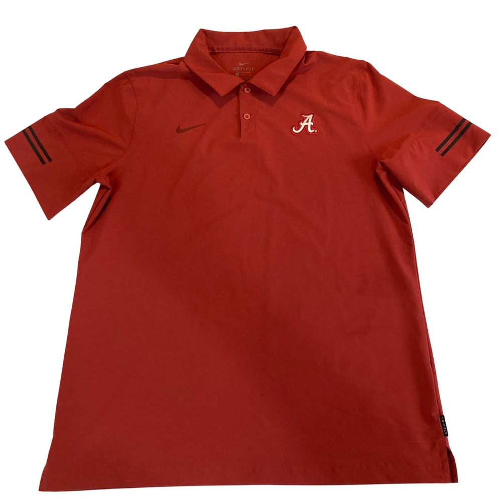 Nike Alabama Crimson Tide Mens Dri-FIT On-Field Polo Shirt Red CQ5248-698 L